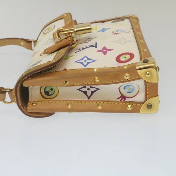 LOUIS VUITTON Monogram Pochette Eye Miss You Hand Bag White - Picture 4 of 16